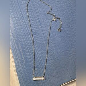 Kendra Scott Gold and White Iridescent Necklace